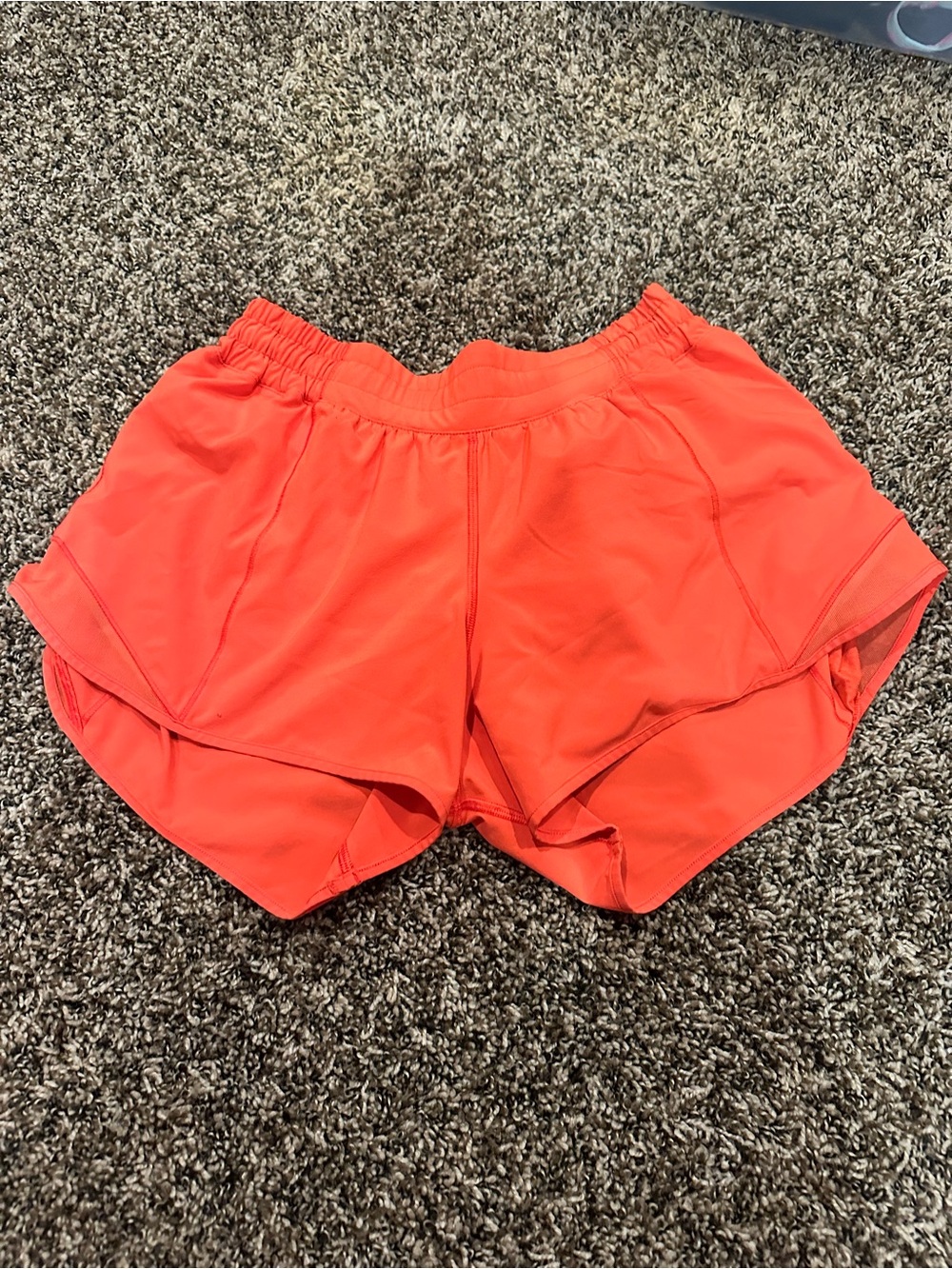 lululemon hotty hot shorts Women's Split-Hem Athletic Shorts - Coral